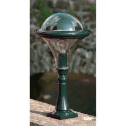 Art déco-Gartenleuchte Dallas mit Polykarbonatglas
