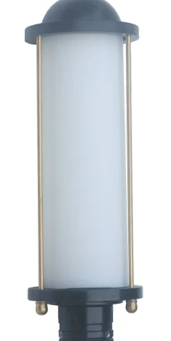Art déco-Sockelleuchte LD 34.35.36 mit Messingstreben