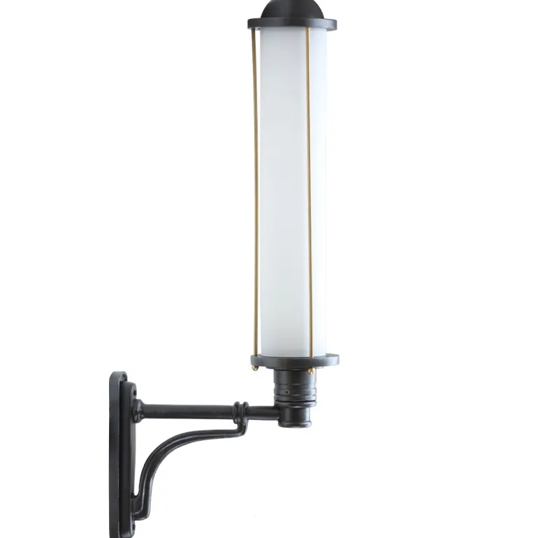 Art déco-Stableuchte 34.35.36 mit Wandarm Lublin