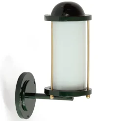 Art déco-Stableuchte mit kurzem Wandarm 34.35.36S