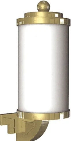 Art déco-Wandlaterne mit Zylinderglas S 3