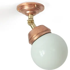 Außenlampe aus Kupfer: Gelenkleuchte Bremerhaven
