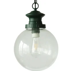 Außenleuchte aus Italien mit Glaskugel in klar oder matt