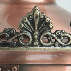 Außenleuchte aus Kupfer: Wandleuchte im Empirestil Louvre