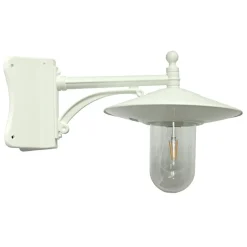 Außen-Wandlampe mit Zylinder-Glas
