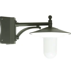 Außen-Wandlampe mit Zylinder-Glas