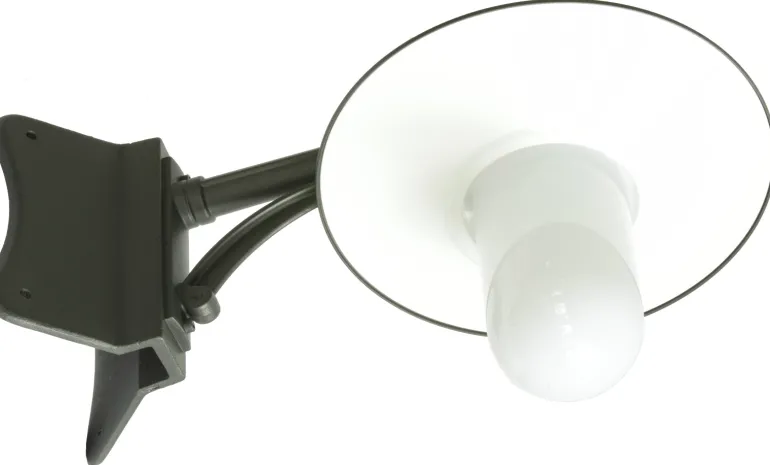 Außen-Wandlampe mit Zylinder-Glas