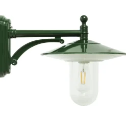 Außen-Wandlampe mit Zylinder-Glas
