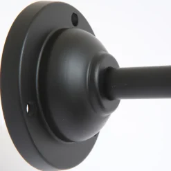Außenwandleuchte im Fabrikstil mit langem Arm W390L (Ø 49 cm)