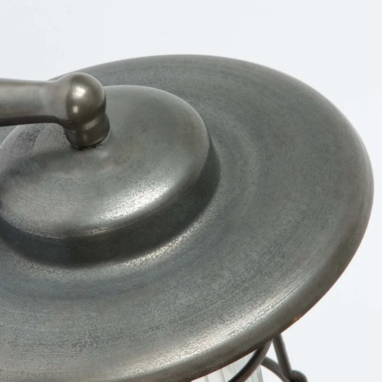 Außenwandleuchte N° 753 aus Messing mit Schutzglas