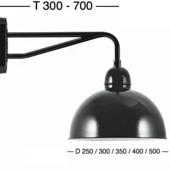 Bauhaus-Stil-Wandleuchte für außen Kehl W340