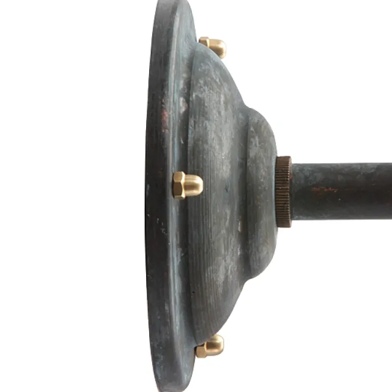 Bauhaus-Wandleuchte Solingen RO 1600 Kupfer Patina
