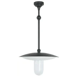 Deckenlampe für außen mit ausziehbarem Pendelrohr