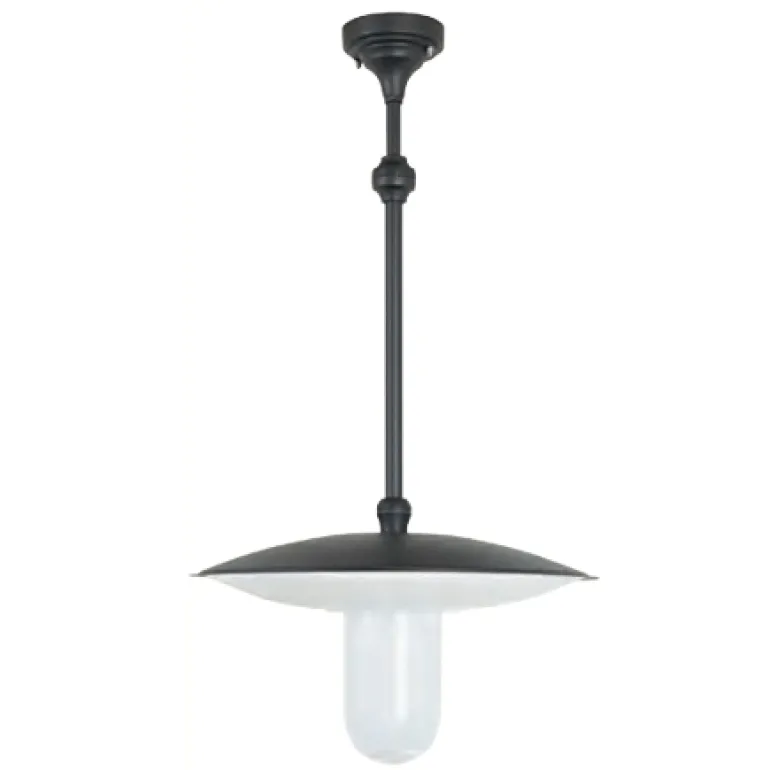 Deckenlampe für außen mit ausziehbarem Pendelrohr