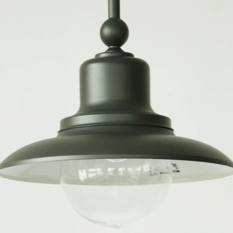 Deckenlampe für außen mit Makrolon-Glas
