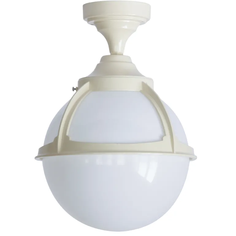 Deckenlampe für außen mit PMMA-Glaskugel