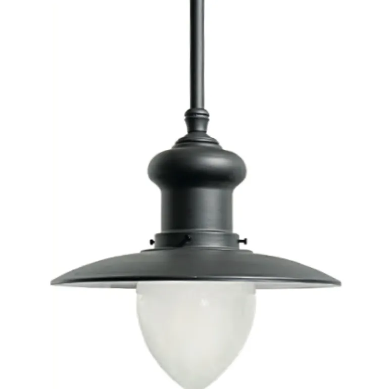 Deckenlampe mit Glaszylinder für außen