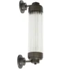 Dimmbare Art déco Außenleuchte mit LED Pillar Offset