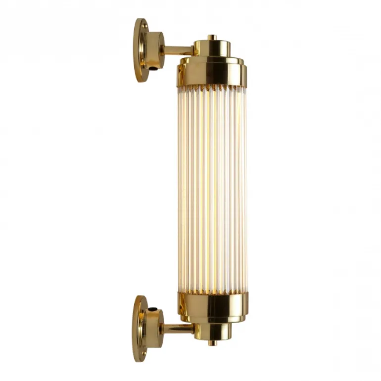 Dimmbare Art déco Außenleuchte mit LED Pillar Offset