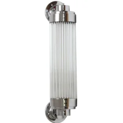 Dimmbare Art déco Außenleuchte mit LED Pillar Offset
