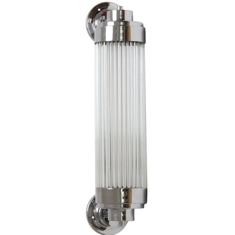 Dimmbare Art déco Außenleuchte mit LED Pillar Offset