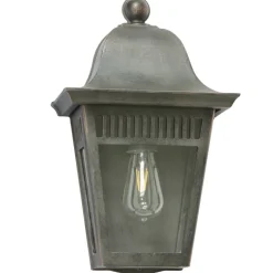 Elegante flache Wandleuchte aus Schmiedeeisen WL 3642