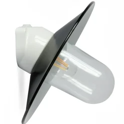 Emaille-Lampe mit Porzellansockel WZKR 2010