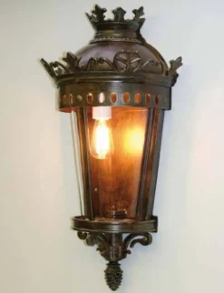 Empirestil-Halblaterne aus Schmiedeeisen WL 3559