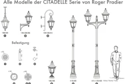 Exklusive Schloss-Laterne Citadelle