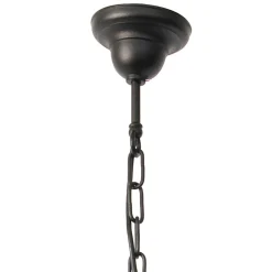 Fabriklampe für Außen mit Kettenaufhängung
