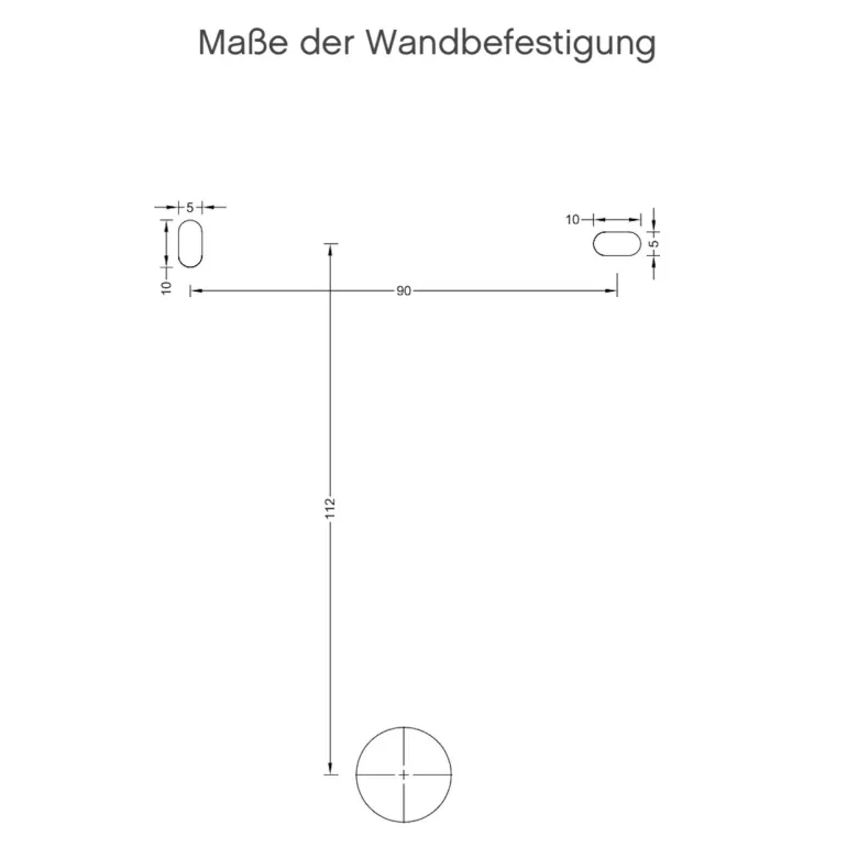 Flache Außenwandleuchte: Italienische Halblaterne