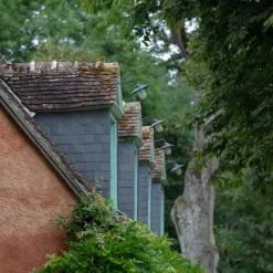 Französische Schirmleuchte Cheverny aus Zink oder Messing