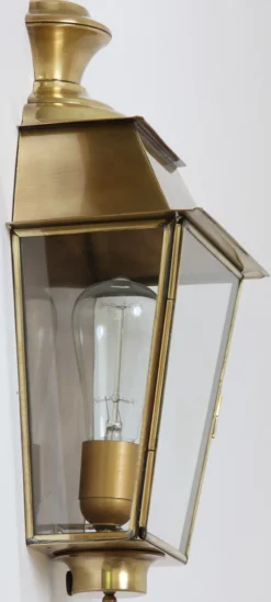 Französische Wandlaterne aus Messing Saint-Tropez