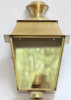 Französische Wandlaterne aus Messing Saint-Tropez