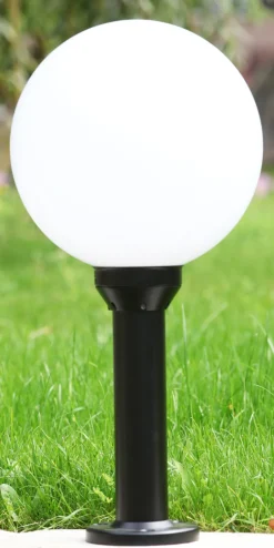 Garten-Kugelleuchte aus Aluminium Moon