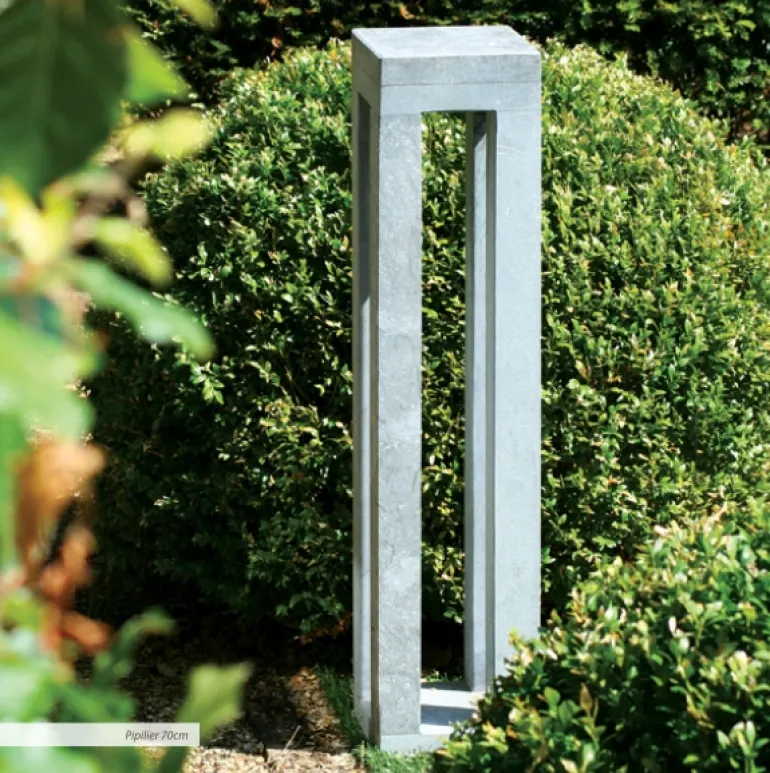 Gartenleuchte Pipilier aus Belgischem Blaustein
