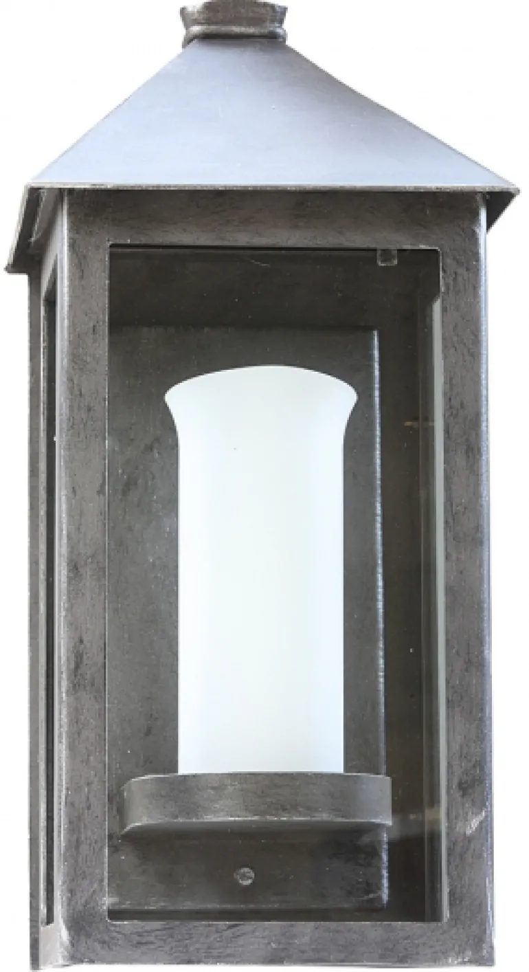 Große flache Wandleuchte WL 3531 aus Schmiedeeisen