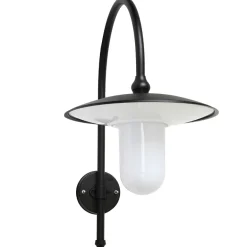 Große italienische Wandlampe für Außen mit Bogenarm