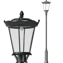 Große Mastleuchte mit Empire-Laterne S2TZ.860