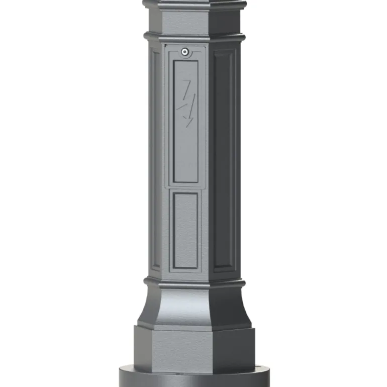 Gussmast mit Akanthusblatt-Baluster S2 ML 220 / 255 / 313 cm