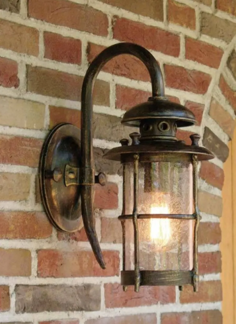 Handgeschmiedete deutsche Lampe für Außen WL 3491