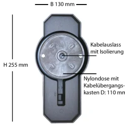 Historische Wandlaterne für Außen