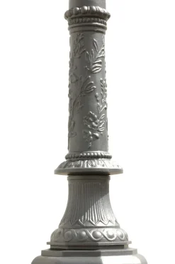 Historischer Mast mit Blattornamenten PLATON 178 cm