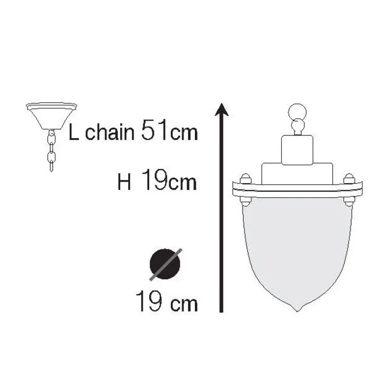 Hängelaterne N° 699 für außen im maritimen Stil
