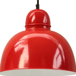 Hängeleuchte aus Aluminium Kehl mit Halbkugelschirm