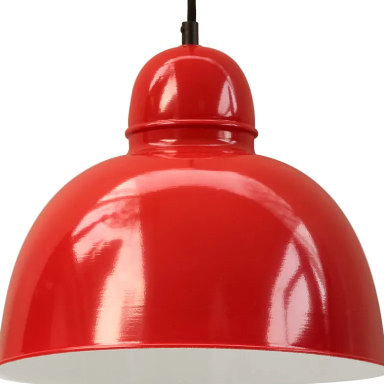 Hängeleuchte aus Aluminium Kehl mit Halbkugelschirm