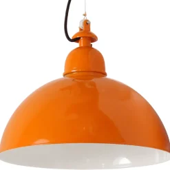 Hängeleuchte aus Aluminium Kehl mit Halbkugelschirm