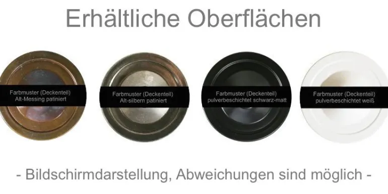 Holophanglas-Wandleuchte Mari aus Irland mit LED