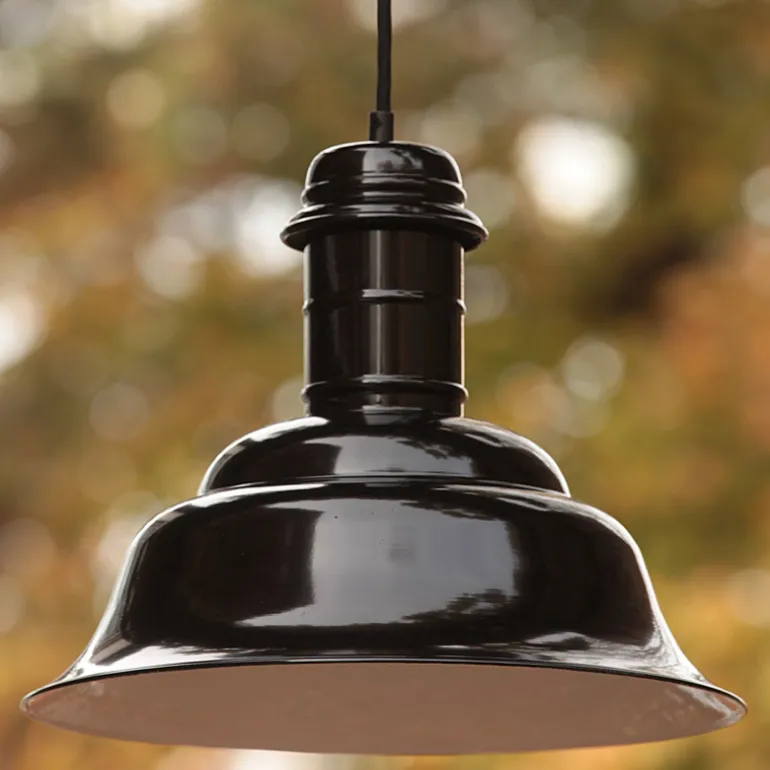 Industrie-Außenlampe mit Tulpenschirm Dortmund