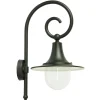 Industriestil-Wandlampe für außen mit Bischofstab